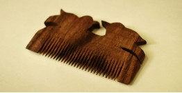 Wooden comb ~ Tribal markings { 6 }
